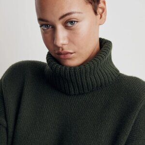 Madewell • Forest Green Turtleneck Sweater • Size Small
